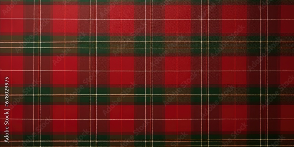 Fototapeta premium Christmas plaid pattern background
