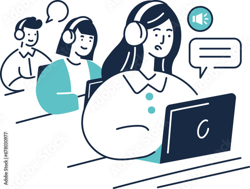 Campus Activity Illustration