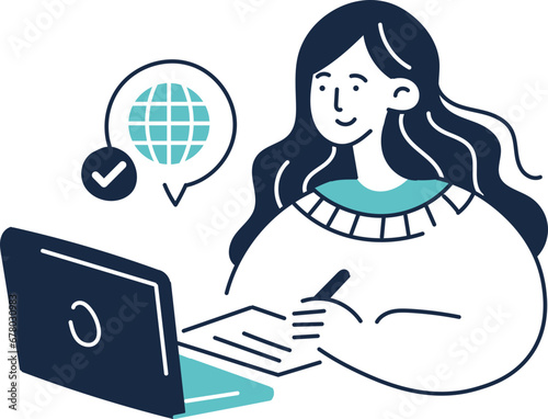 Campus Activity Illustration