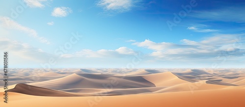 Desert in the UAE Dubai Copy space image Place for adding text or design