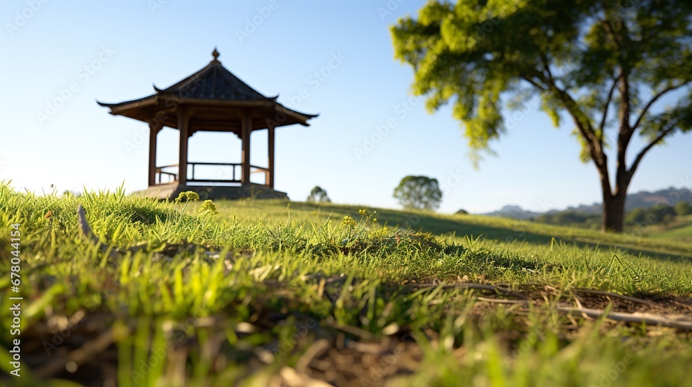 Serenade of Nature: Charming Gazebo AI Generative Serenade of Nature: Charming Gazebo AI Generative