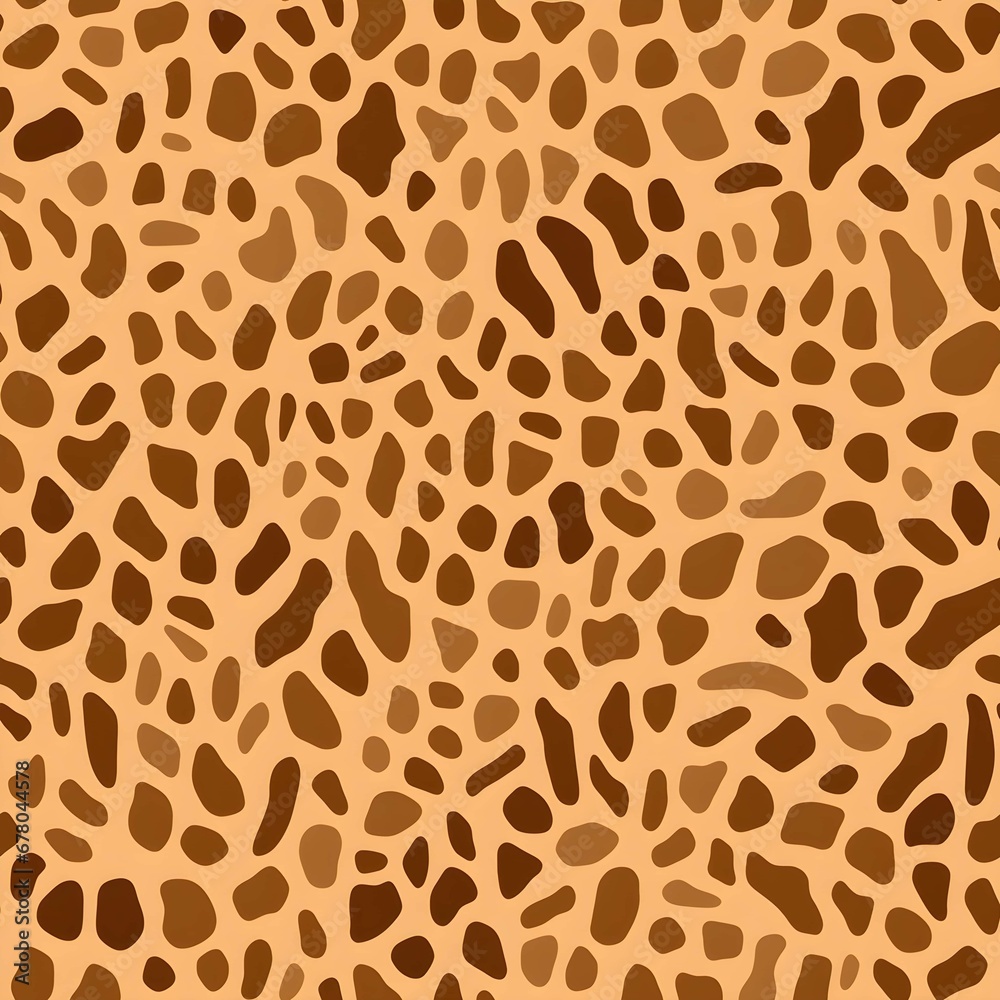 Seamless pattern of giraffe fur. Generative AI Seamless pattern of giraffe fur. Generative AI