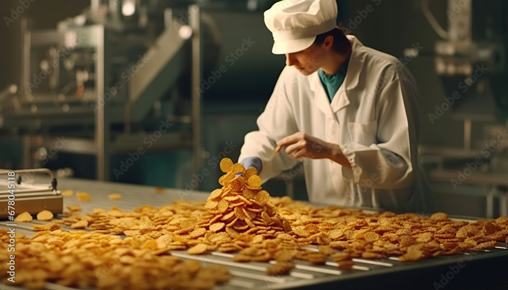 Snack Food Plant, Produces snack items like chips and pretzels