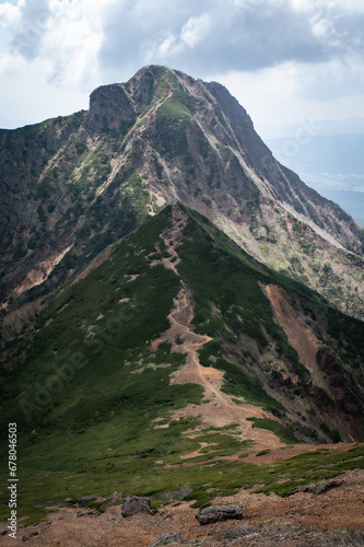 赤岳山頂からの景色