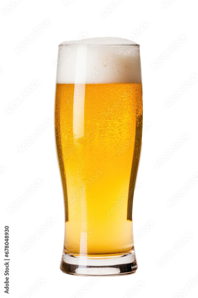 Glass of fresh and cold beer isolated on transparent background. Glass of fresh and cold beer isolated on transparent background.