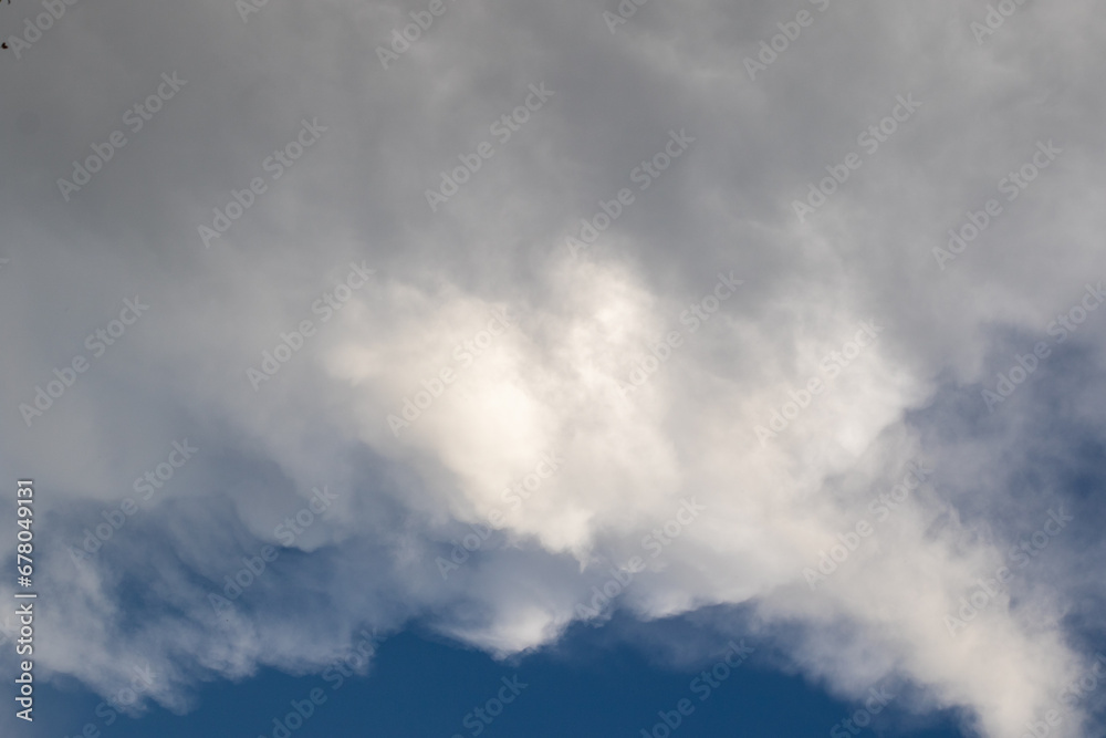 Cloudscapes in the southern hemisphere over the southern region of Africa for background use