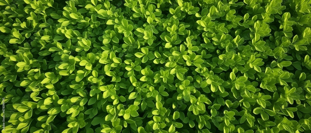 Obraz premium planted soy top view