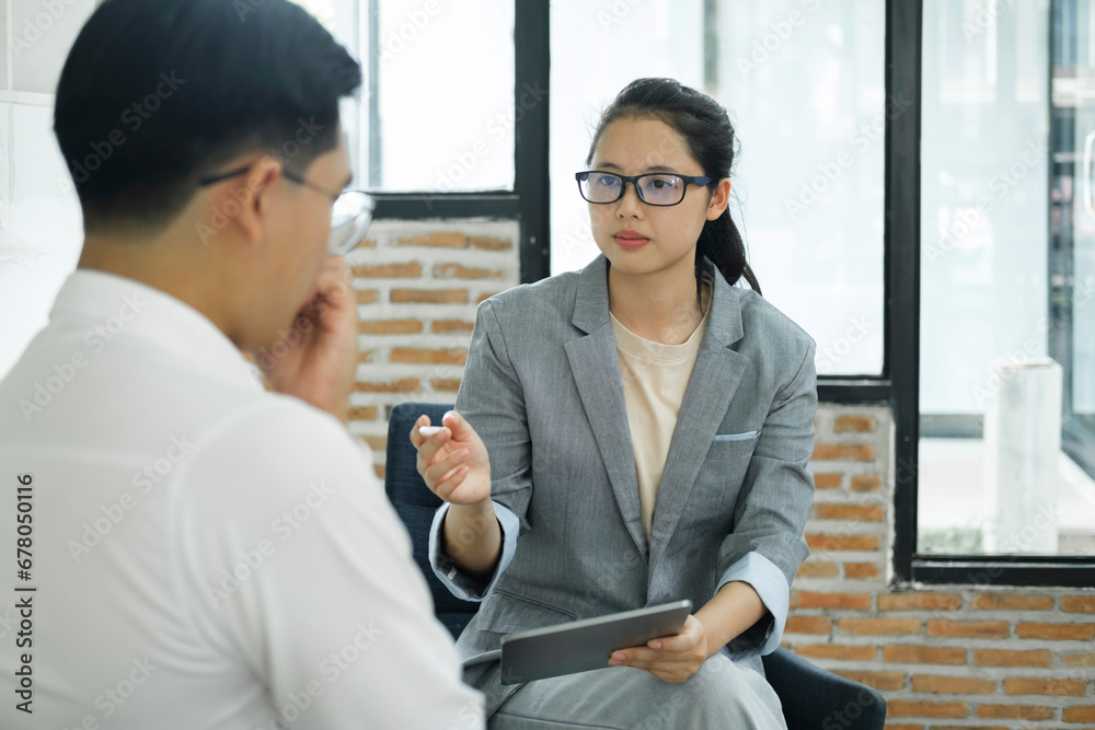 Healthcare concept of professional psychologist doctor consult in psychotherapy session or counsel diagnosis health. Healthcare concept of professional psychologist doctor consult in psychotherapy session or counsel diagnosis health.