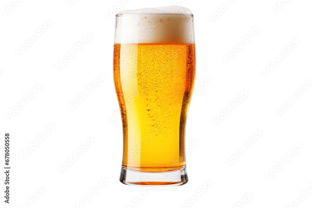 Glass of fresh and cold beer isolated on transparent background. Glass of fresh and cold beer isolated on transparent background.