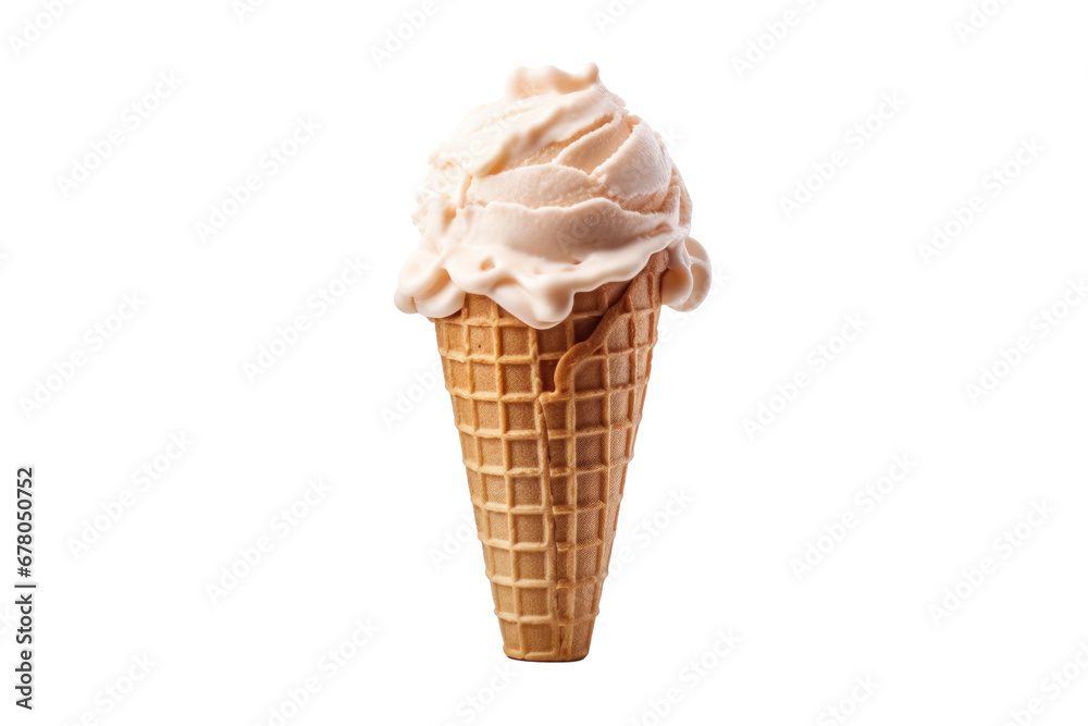 ice cream cone isolated on transparent background. ice cream cone isolated on transparent background.