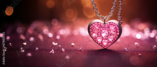 Beautiful Background Image Of A Pink Heart