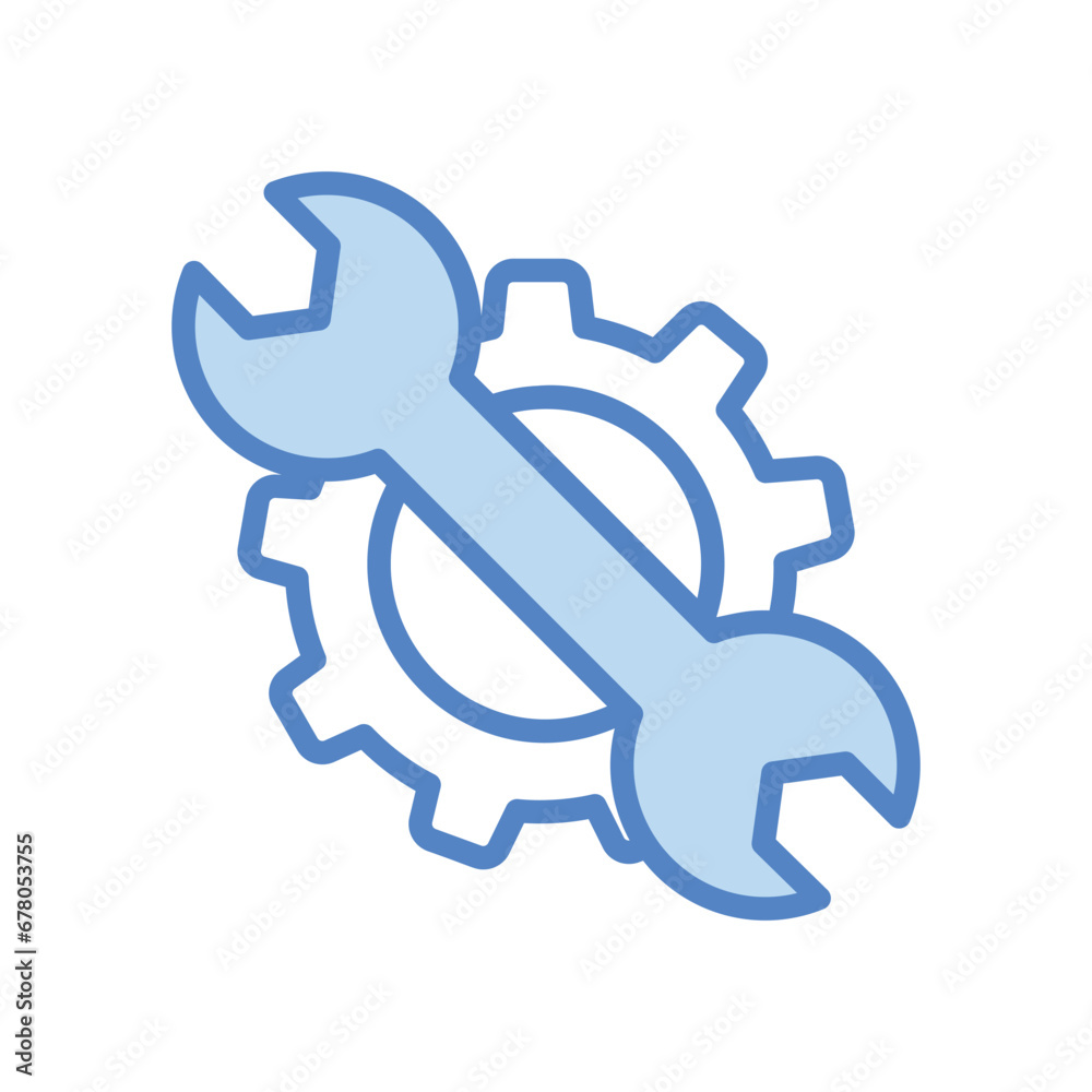 Repair icon isolate white background vector stock illustration. Repair icon isolate white background vector stock illustration.