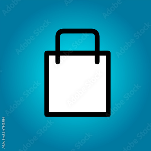 Shopping icon. Online shopping, store, delivery, promotion and shopping cart symbol.