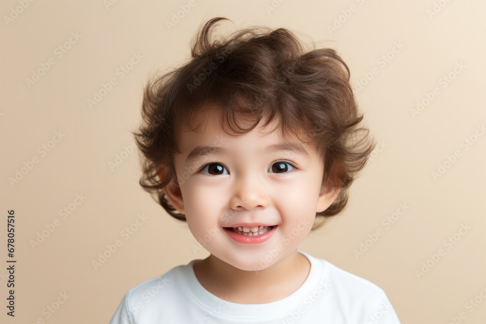 Adorable Asian toddler with a bright smile, Adorable Asian toddler with a bright smile,