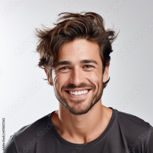Portrait of a happy man photo