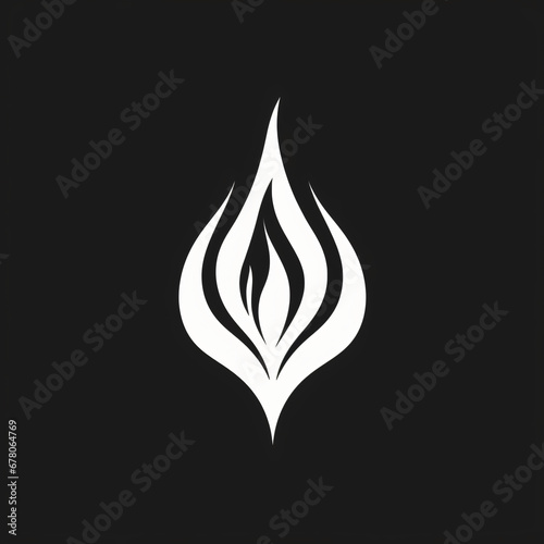 Burning flame icon