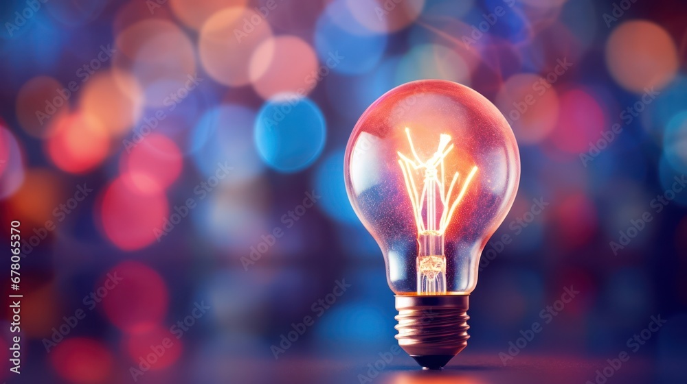 Bulb with Bokeh Effects Bulb with Bokeh Effects