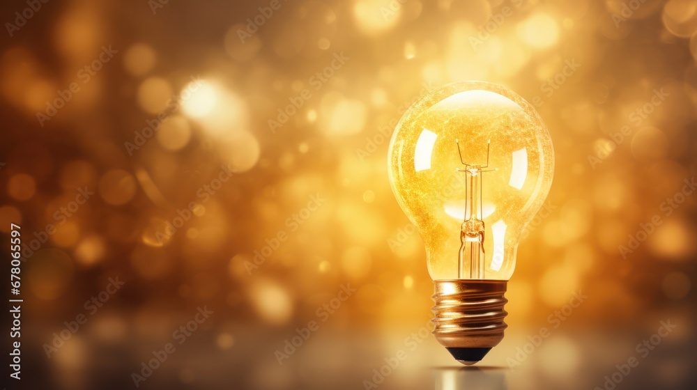 Bulb with Bokeh Effects Bulb with Bokeh Effects