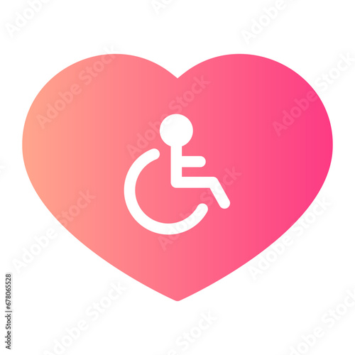 disabled gradient icon