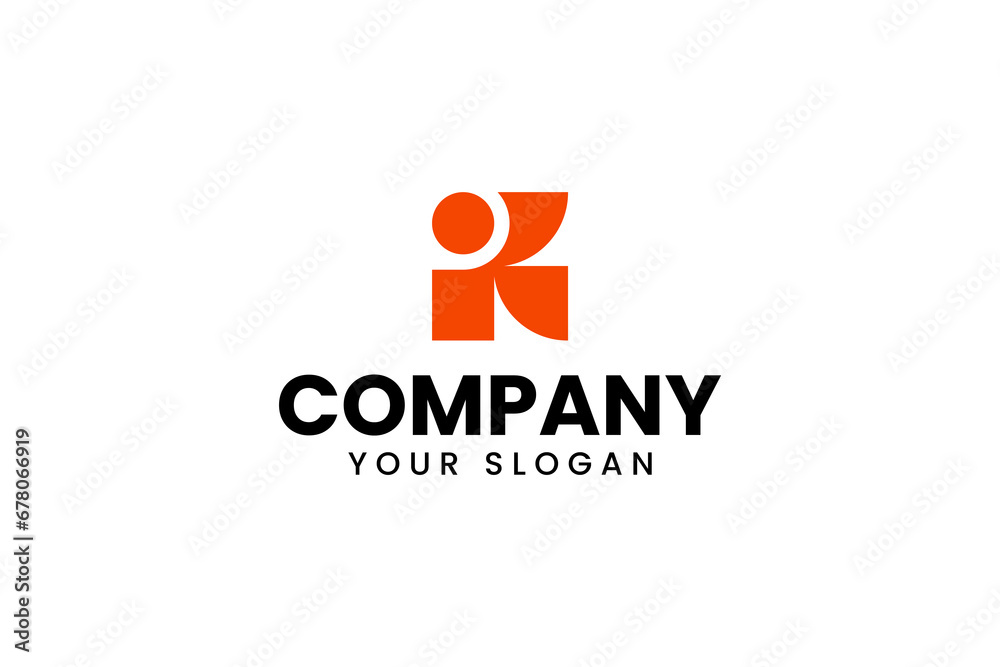 letter K and i geometric style modern logo design for professional corporate company business letter K and i geometric style modern logo design for professional corporate company business