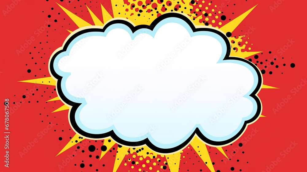 comics pop art speech bubble template for creating a splash banner comics pop art speech bubble template for creating a splash banner