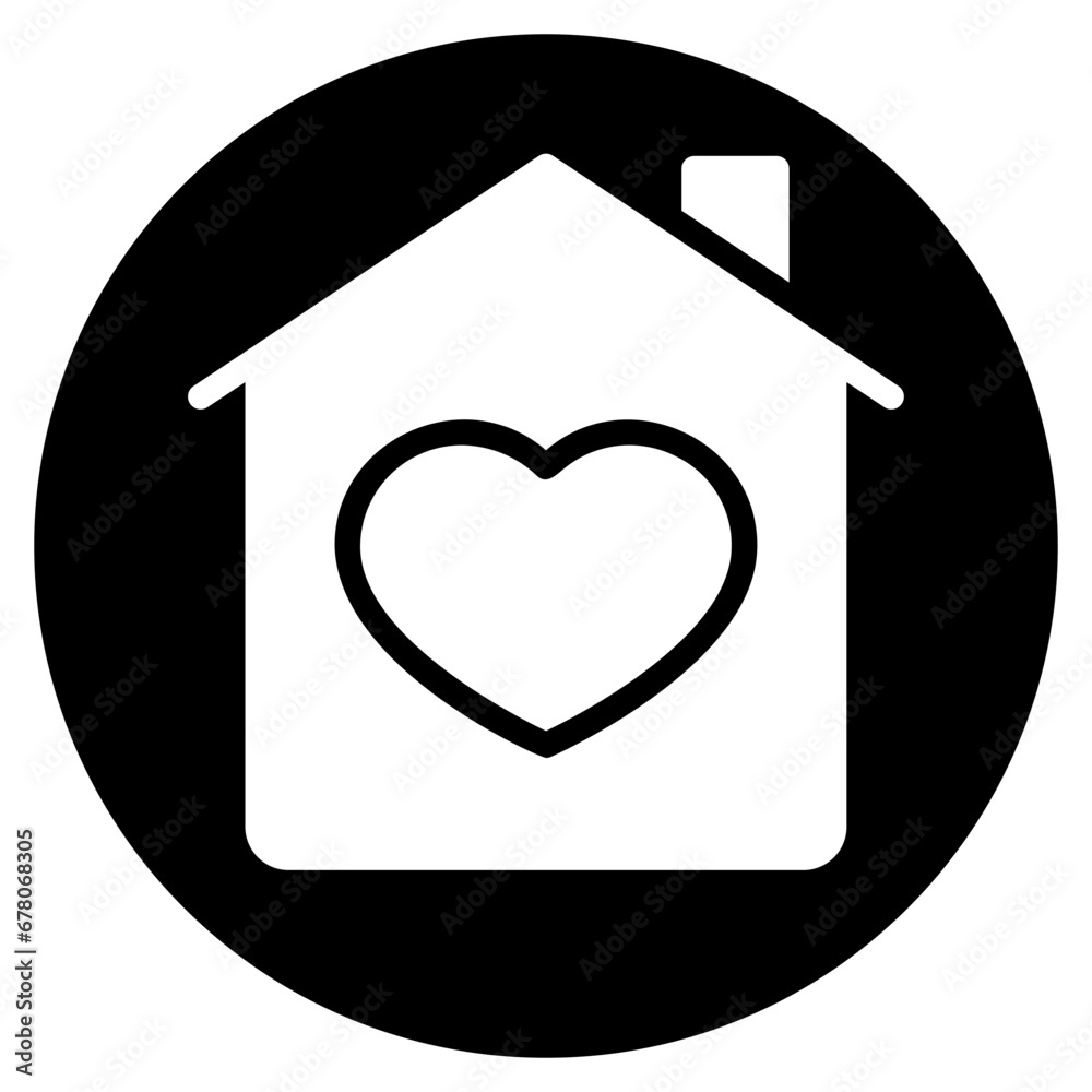 shelter glyph icon