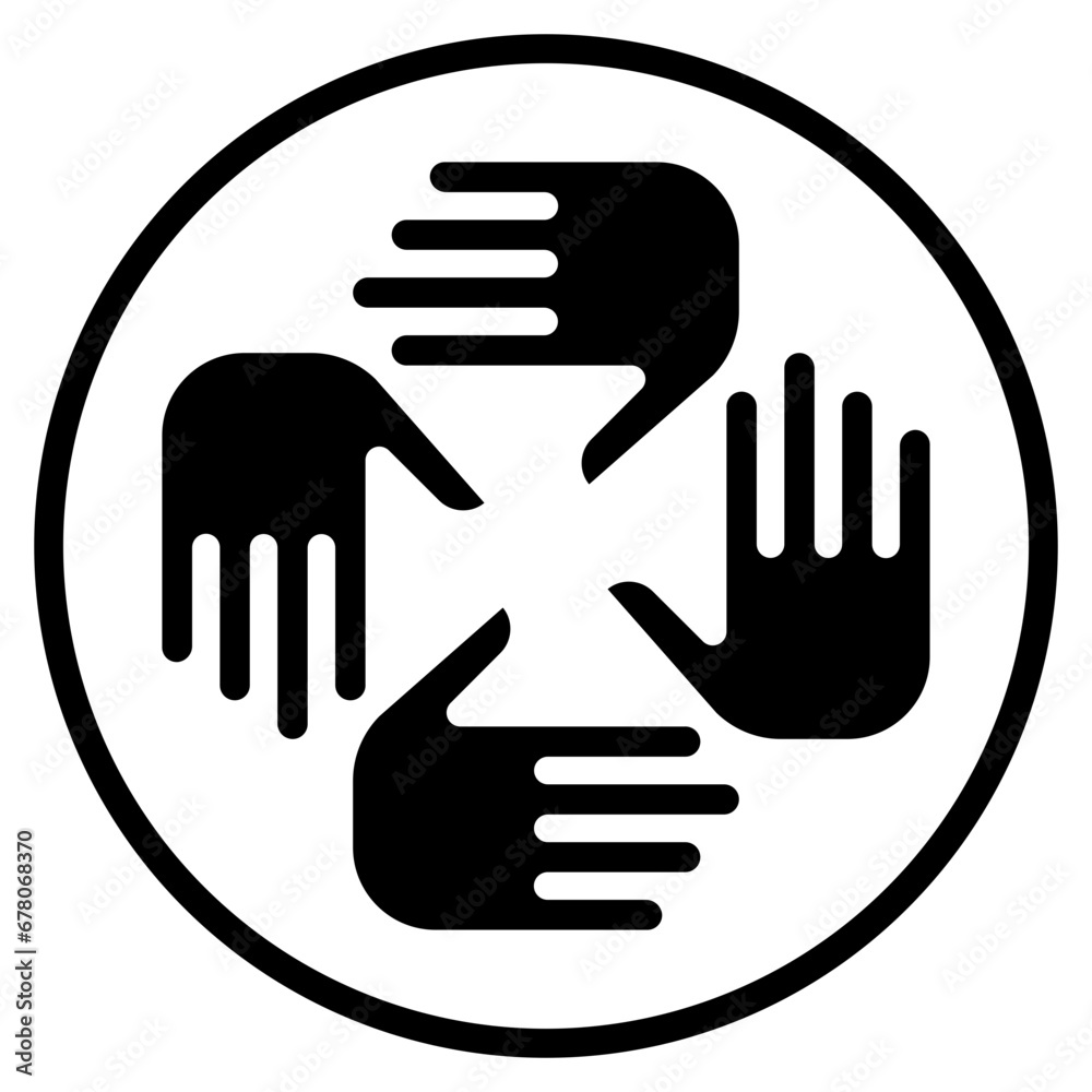 Cooperation glyph icon Cooperation glyph icon