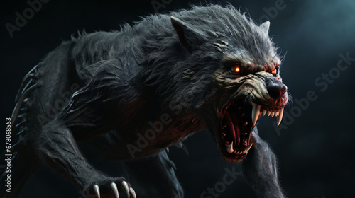 3d illustration of a Werewolf
