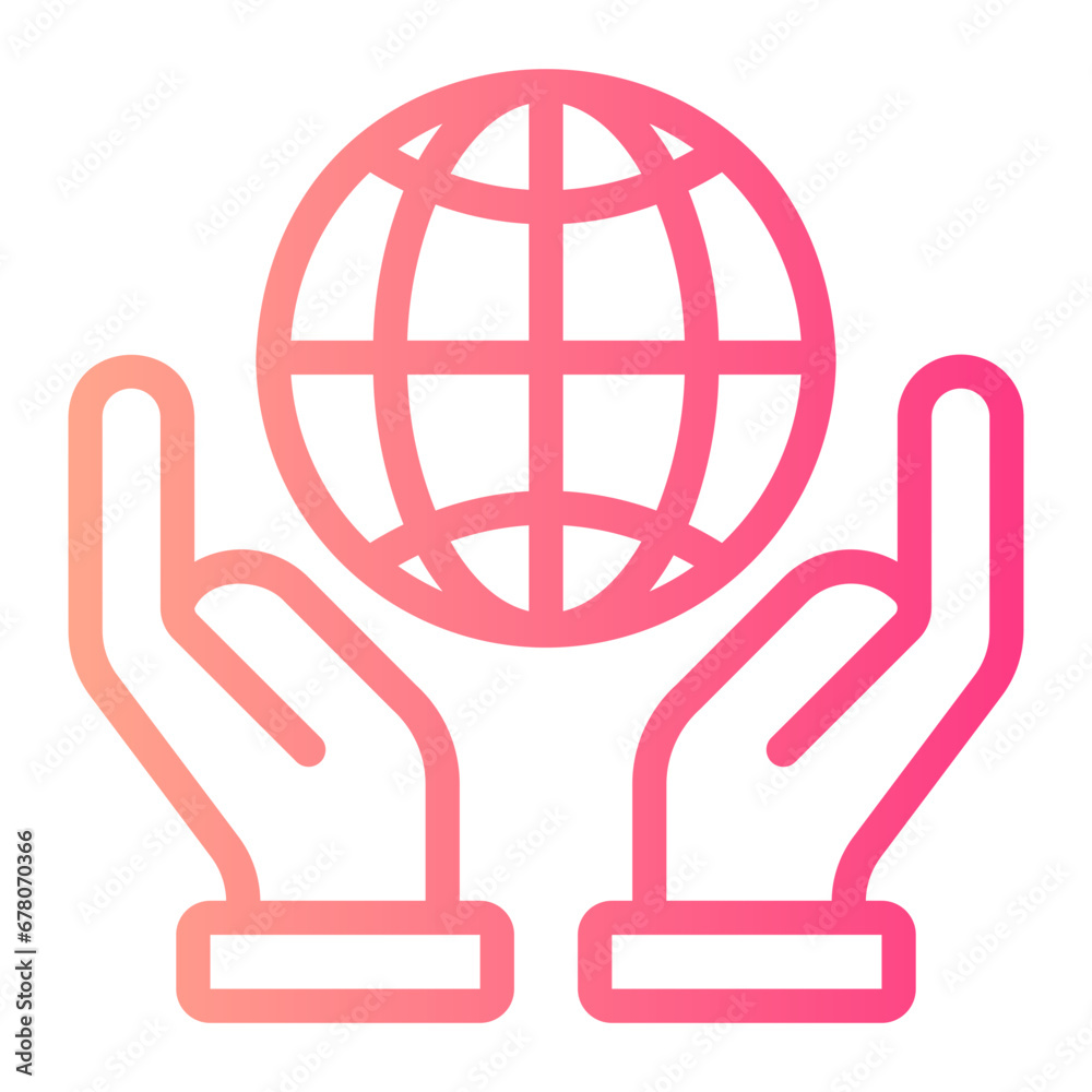 world gradient icon world gradient icon
