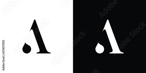 letter a monogram vector logo design