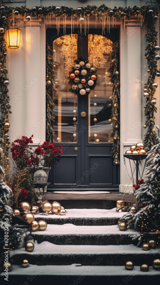 Enchanted Christmas: Illuminated Outdoor Holiday Home