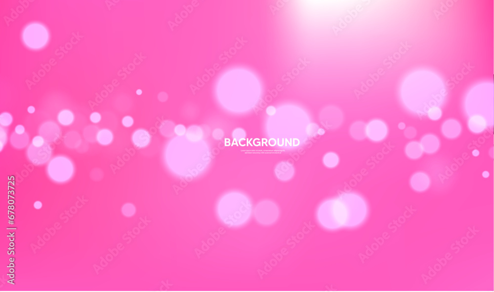 Abstract background with bokeh, Pink bokeh