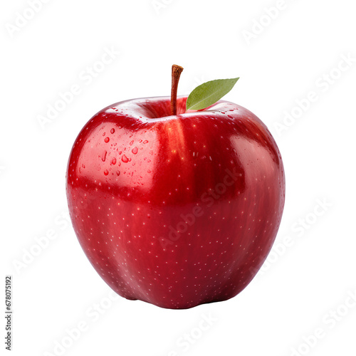 Apple, isolated on transparent background, PNG, 300 DPI