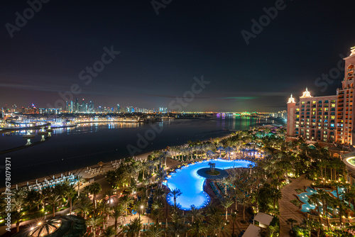 View from a hotel room of Atlantis Dubai photo