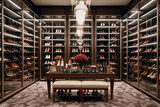 A well-lit shoe closet emphasizes a collection of luxury designer brands, revealing the owner's penchant for high fashion