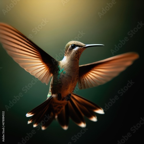 hummingbird in flight background photo