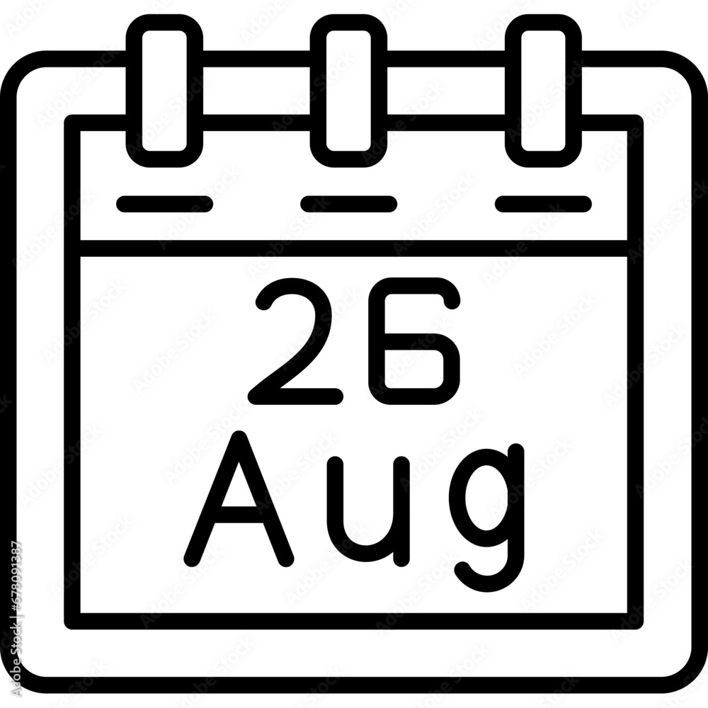 August 26 Icon