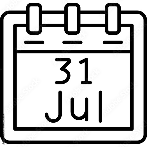 July 31 Icon