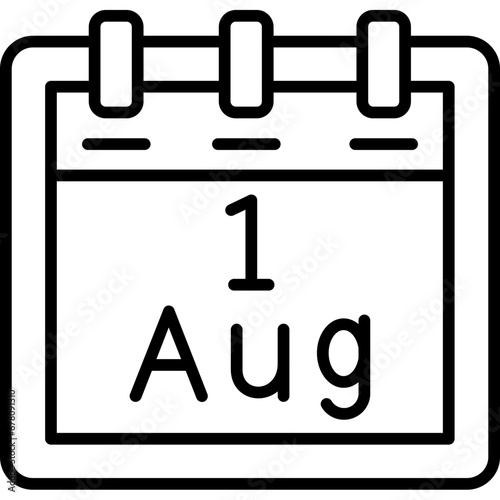 August 1 Icon