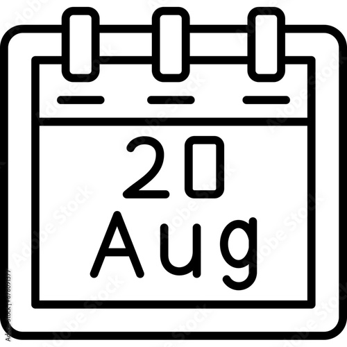 August 20 Icon