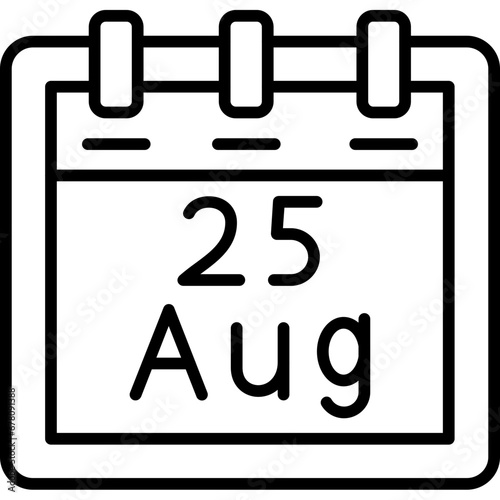 August 25 Icon