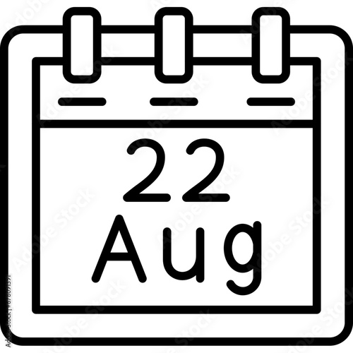 August 22 Icon