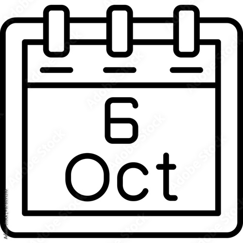 October 6 Icon