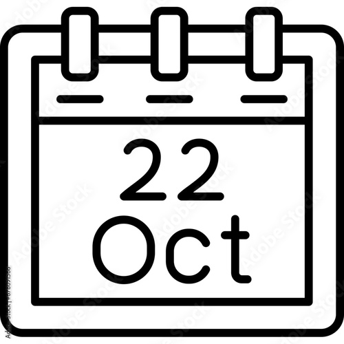 October 22 Icon