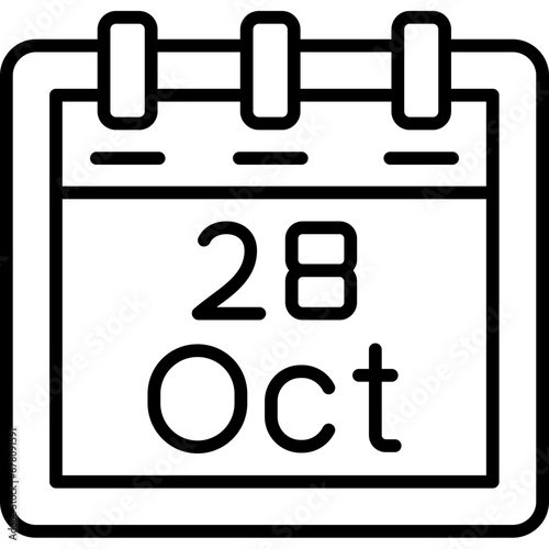 October 28 Icon