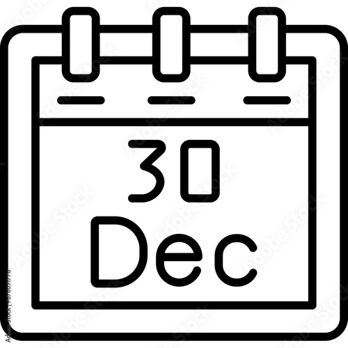 December 30 Icon