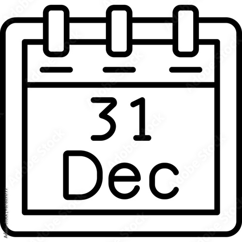 December 31 Icon