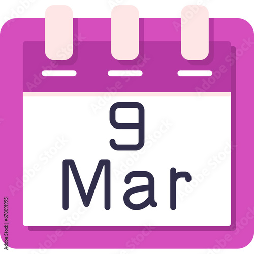 March 9 Icon