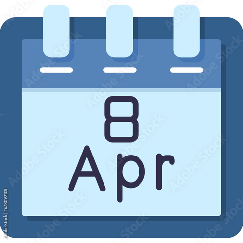 April 8 Icon