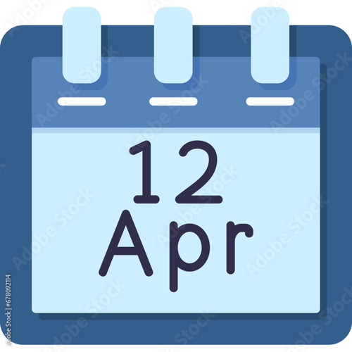 April 12 Icon